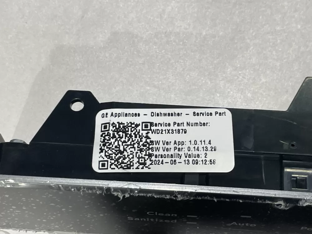 GE WD21X31879 Dishwasher Cafe Control Board AZ111507 | Wmv655