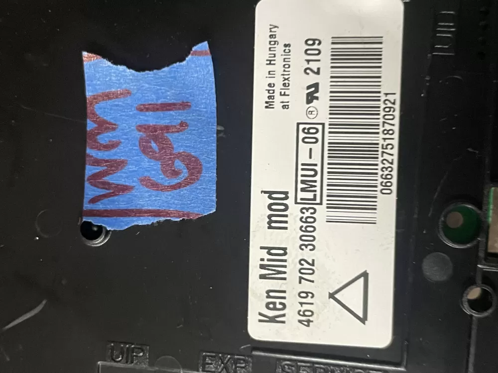 Whirlpool 461970230663 Washer Control Board User Interface AZ47627 | Wm691