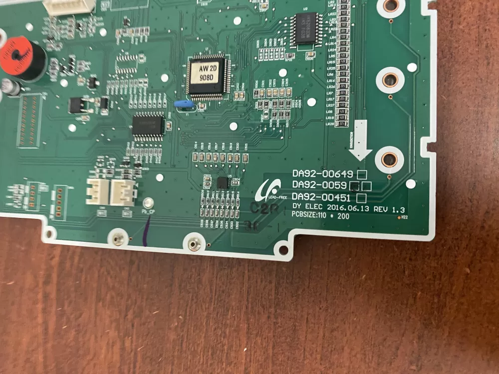Samsung DA92-00596A Refrigerator Dispenser Control Board AZ57303 | BK2027