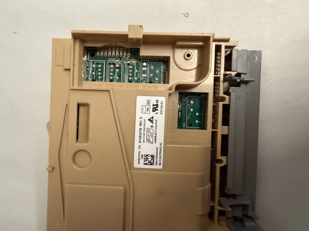 Whirlpool W10834738 W10876147 Dishwasher Control Board AZ222687 | KM1176