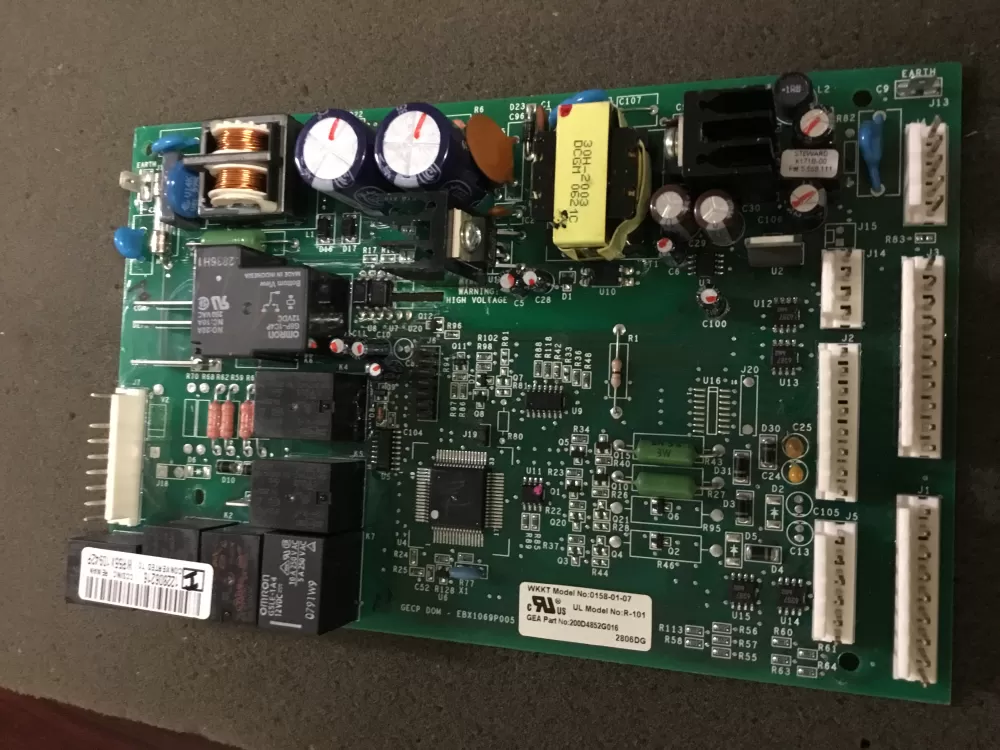 GE WR55X10942 WR55X10942C 200D4852G016 EBX1069P005 WR55X10942P Refrigerator Control Board