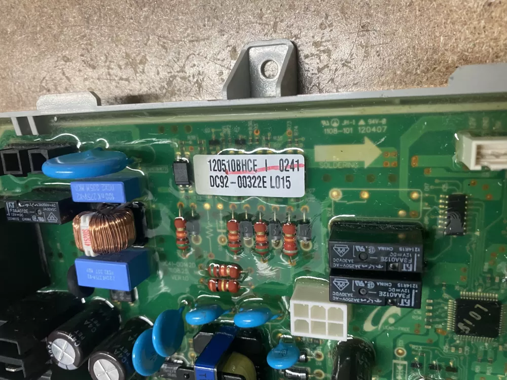 Samsung DC92-00322E  DC92-00160A Dryer Electronic Control Board