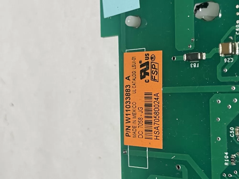 Maytag W11323695 Washer Control Board UI Display AZ156325 | Wm39