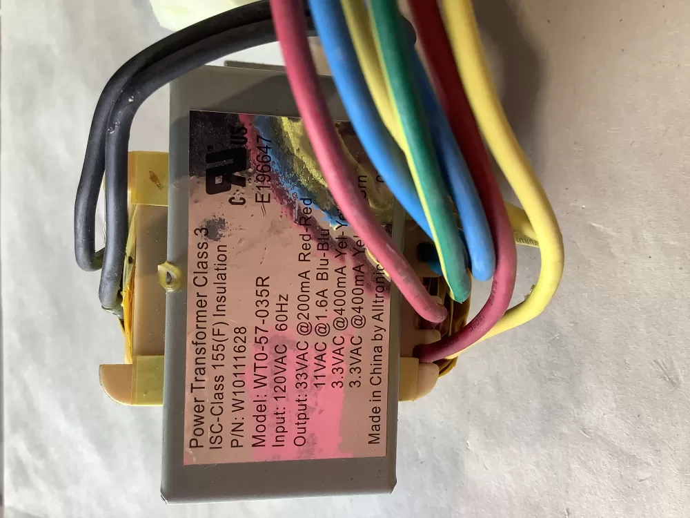 Whirlpool  KitchenAid W10111628  Range Transformer