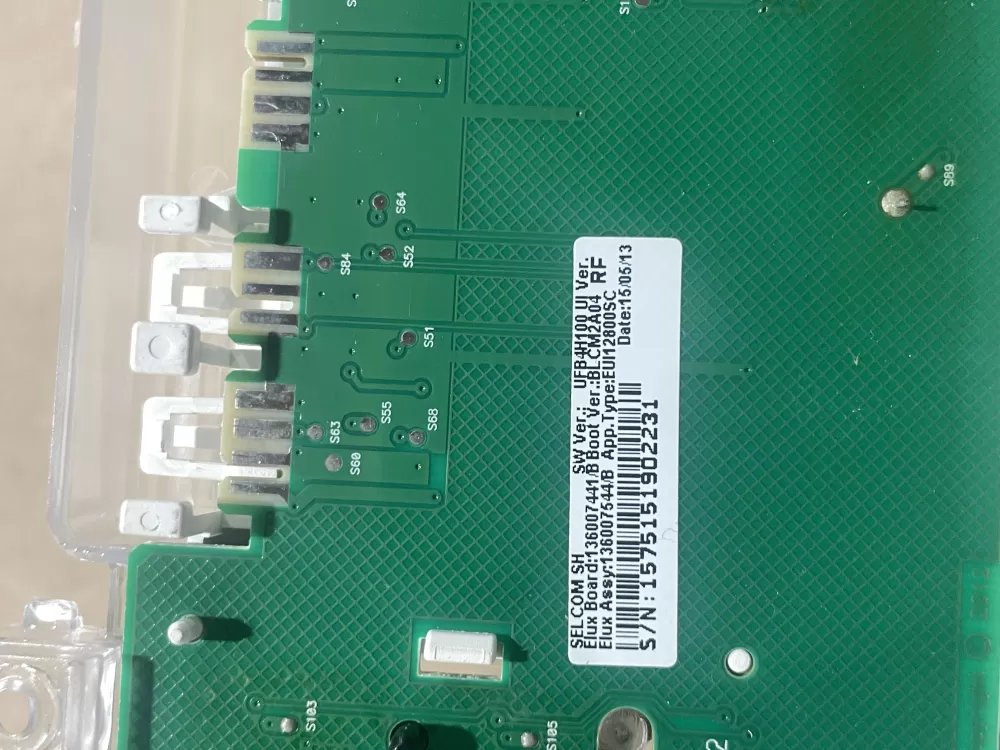 Frigidaire 136007544 A10066602 Washer Control Board Panel AZ70781 | V378