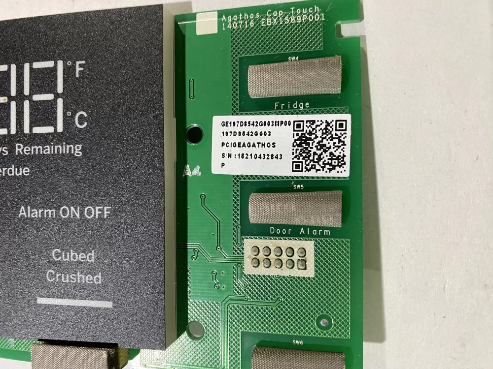 GE WR55X41025 197D8542G002 Refrigerator Control Board AZ159345 | BK1951