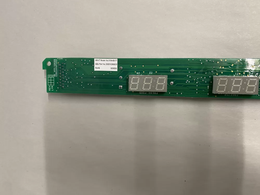 GE 200D1028G020 Refrigerator Control Board AZ212070 | BK1793