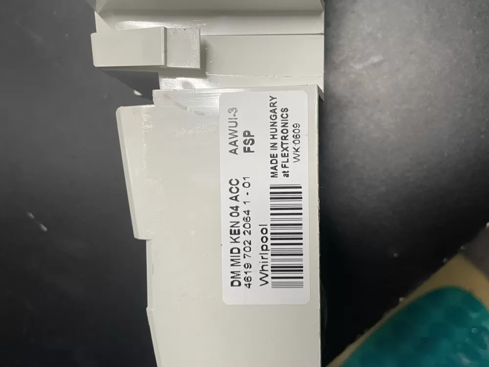 Whirlpool 4619 702 2064 1 - 01 Washer UI Control Board AZ10101 | WMV5