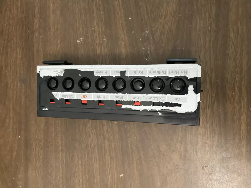 Whirlpool 8299990 Dryer Control Board Push Button Switch