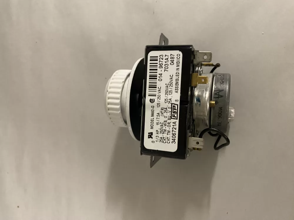 Whirlpool 3406721A AP3097855 3406721 WE04X10051 PD00055758 WE4X10051 877373 AP3637093 PS265288 EAP265288 Dryer Timer