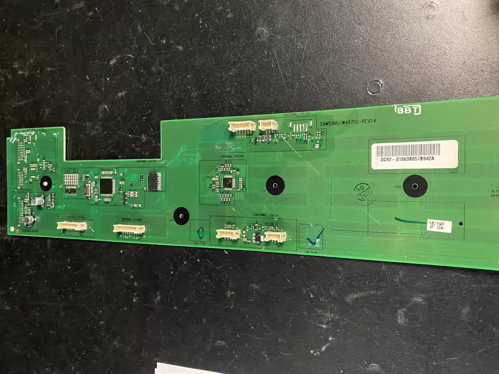 Samsung DC92-01863B Dryer Control Board