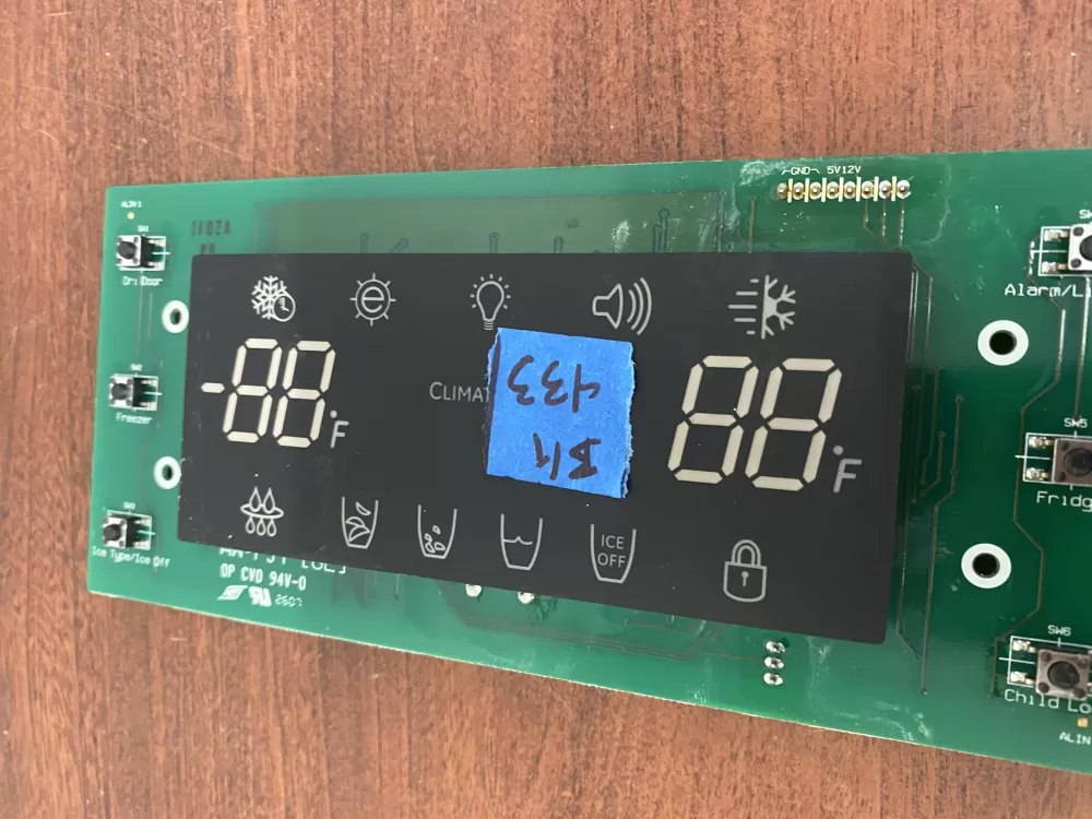 Samsung DA41 00475A Refrigerator Control Board AZ35675 | BK433