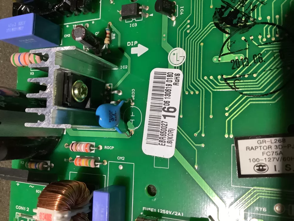 LG AP5736538 EBR65002716 PS8737450 Refrigerator Control Board AZ112546 | NR487