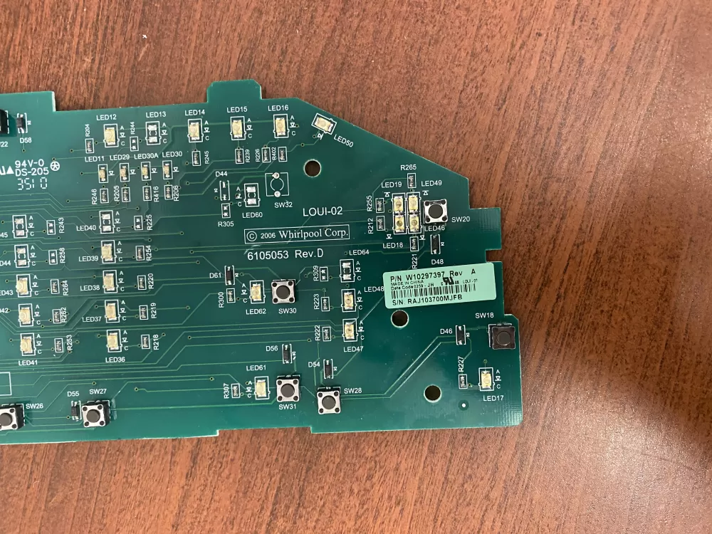 Whirlpool W10297397 WPW10297397 Washer Control Board AZ35604 | BK425