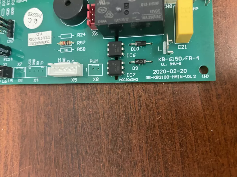 Zephyr 11010118 11010162 11010118 11010114  Control Board AZ47411 | BK582