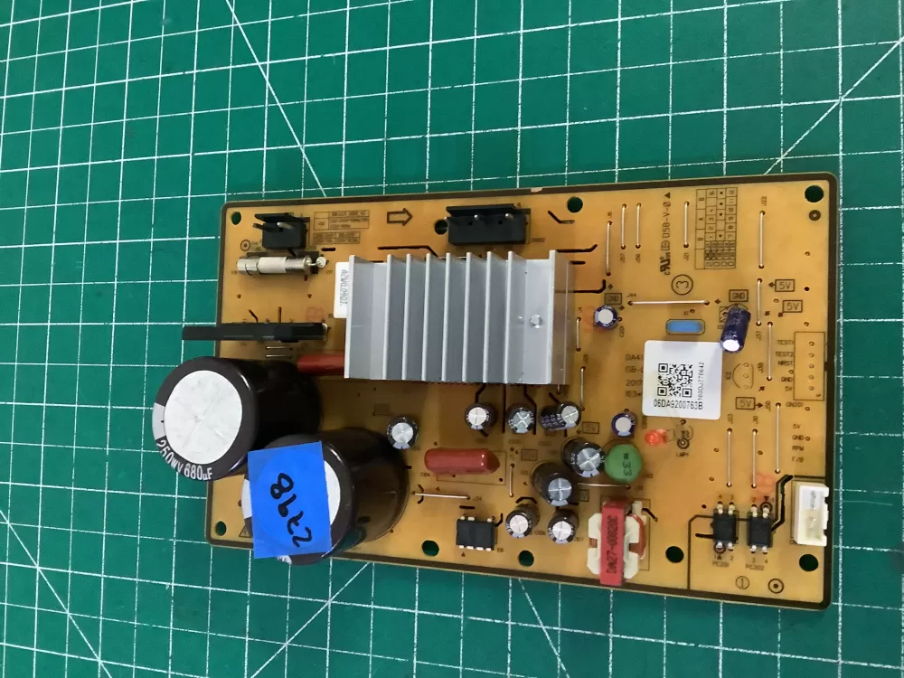 Samsung DA92-00763B Refrigerator Control Board Inverter AZ203252 | NR2798