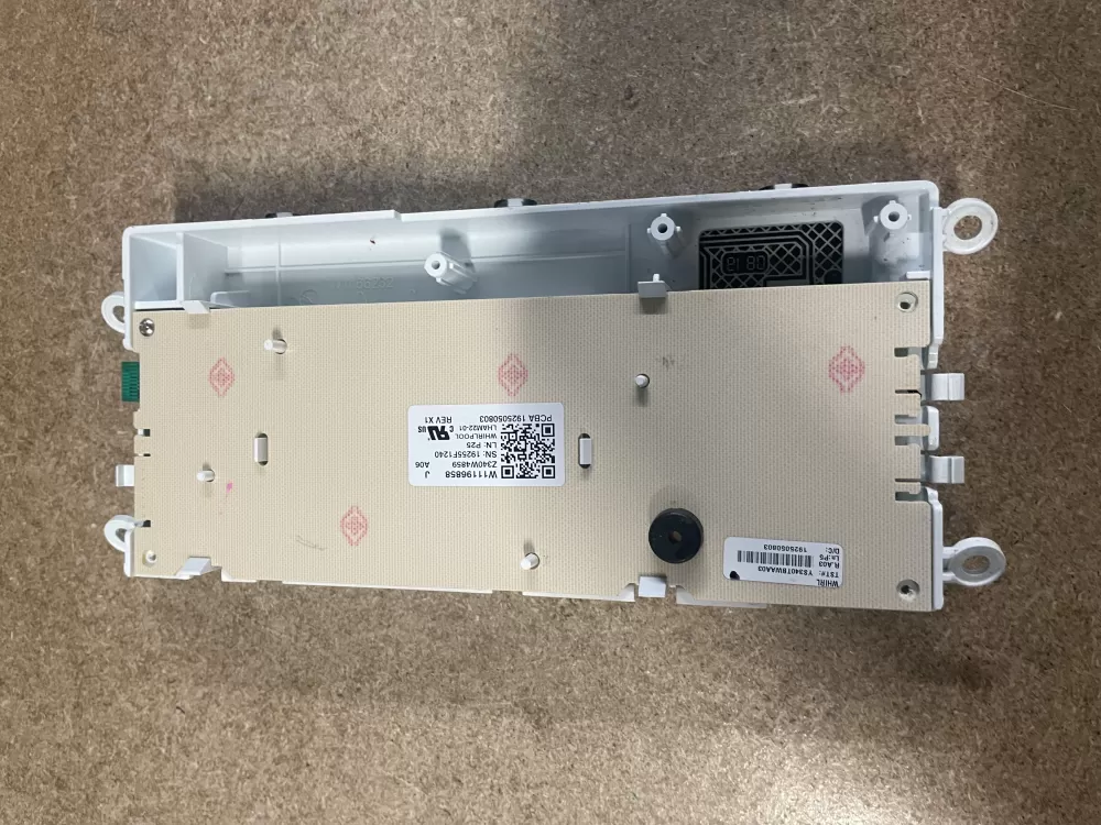 Maytag W11196858 Washer Control Board User Interface Display AZ24124 | KM713