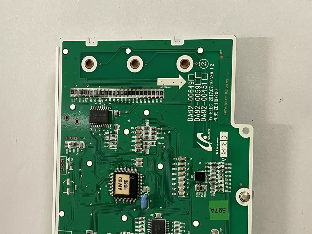 Samsung DA92 00649A Refrigerator Control Board Dispenser AZ137361 | KM2362