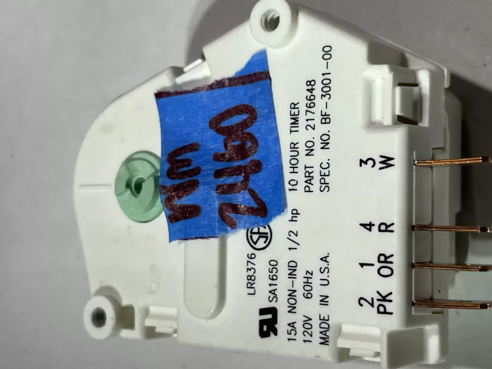 Whirlpool Kenmore W10822278 Refrigerator Defrost Timer AZ146513 | Wm2460