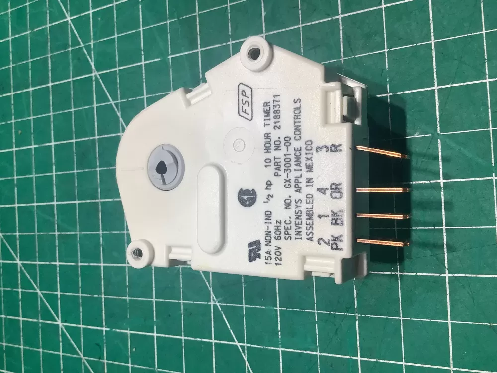 Whirlpool  KitchenAid  Kenmore  Amana AP5985208 0053736 0055525 0056627 0056768 0056906 0056907 0057052 0311209 1101021 1105267 1113225 1114246 1114248 1114264 1114283 1114287 1115416 1118626 1127570 1127571 1127591 14210016 2149098 2154665 2154666 2154912 2154982 2154983 2154984 2162046 2162347 2172691 2176335 2176340 2176646 2176648 2188371 2188372 2188375 2188376 2193084 2199008 4210521 4210579 4210778 4318057 4339497 4339856 4343354 4343402 4356929 4389238 480561 482489 482493 483212 511883 513588 513590 513629 513630 530213 530214 530557 530558 531714 548044 548121 548140 548709 549090 549091 549238 549239 549252 549253 549256 549257 549875 549876 56906 798629 833531 833663 833757 833795 833840 850019 850038 850343 850344 850345 850608 850609 850694 850695 850731 850845 850847 850878 850879 851061 851106 851160 851161 851200 851269 851406 851701 851971 938035 940074 943428 943434 943435 943436 945486 945512 945513 945514 978266 978472 989280 989281 D70041-12 D7004112 FSP482493 R0950029 R0950217 W10740039 W10822278VP Y0053736 Y0055525 Y0056627 Y0056768 Y0056906 Y0311209 W10822278 PS11723171 Refrigerator Defrost Timer