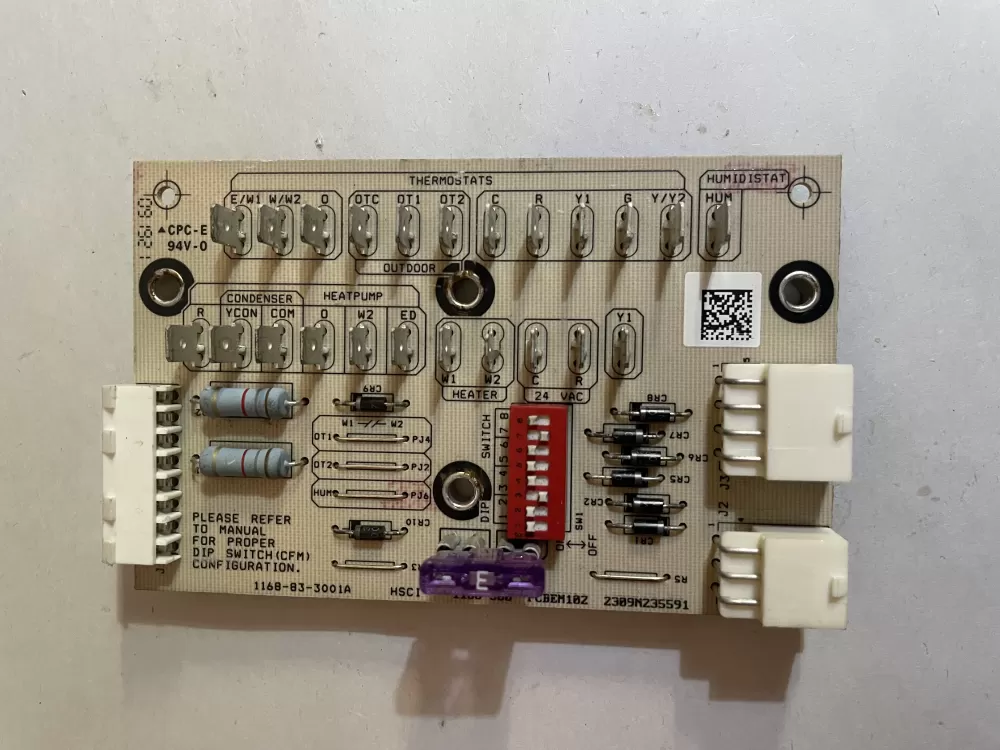 Goodman  Amana 1168-83-3001A Furnace Control Board Ecm