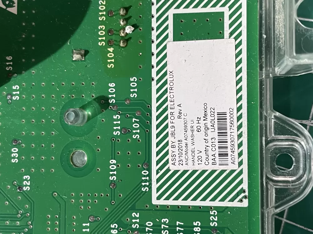 Frigidaire A07459307 A07459308 Dryer Control AZ193395 | Wm523