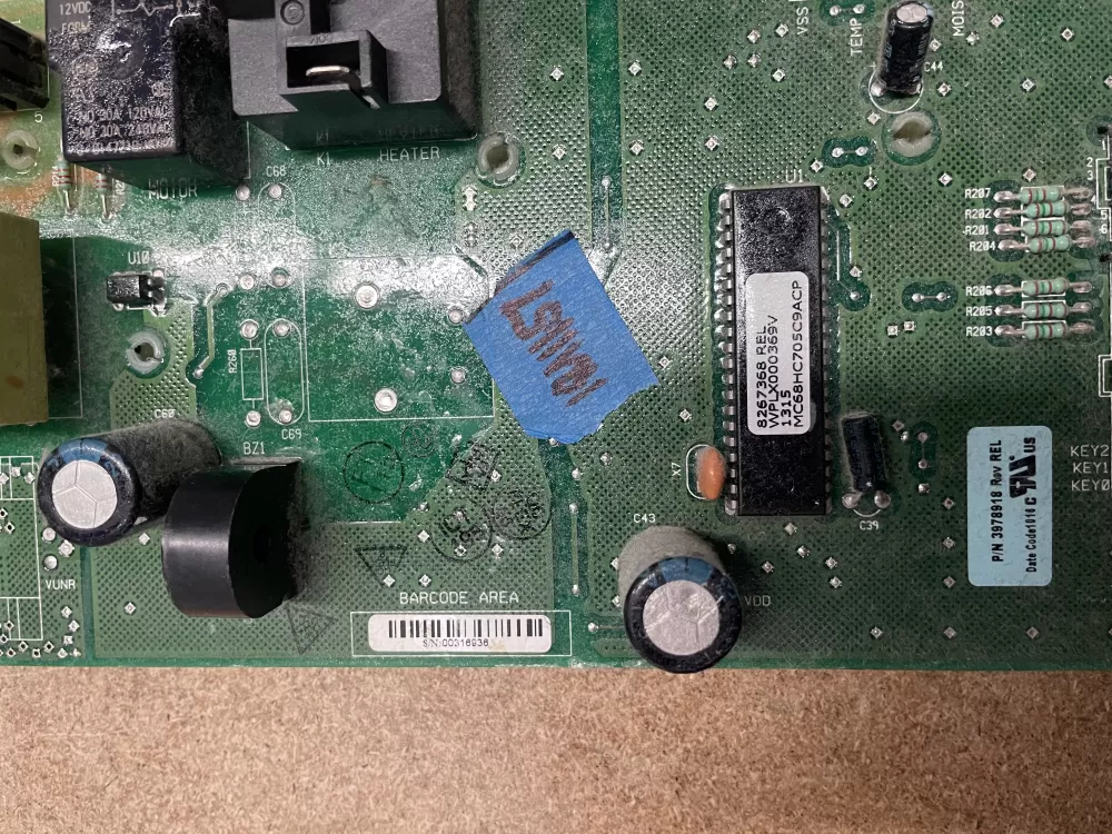 Whirlpool WP8546219 Dryer Control Board AZ23631 | KM1157