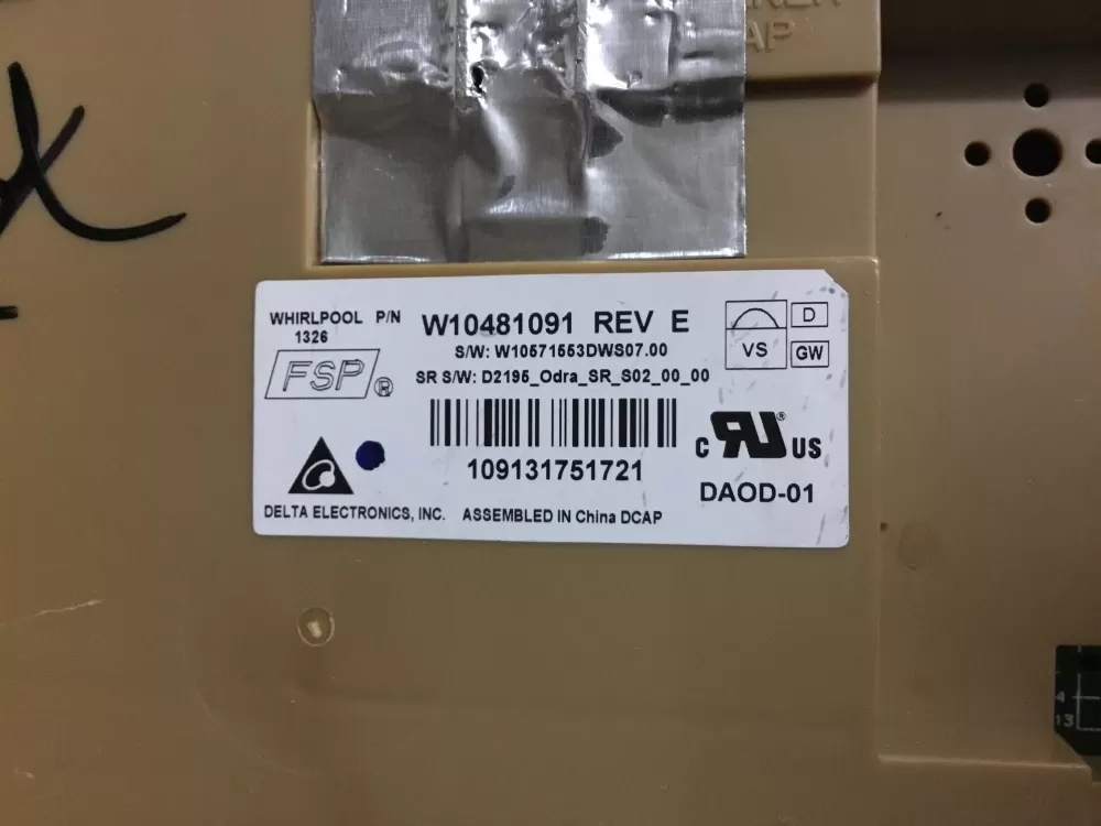 Kenmore W10481091 W10866118 AP6027291 Dishwasher Control Board AZ11361 | NRV305