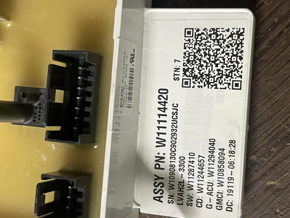 Whirlpool Maytag W11114420 W11266624 Washer Control Board AZ45242 | Wm973