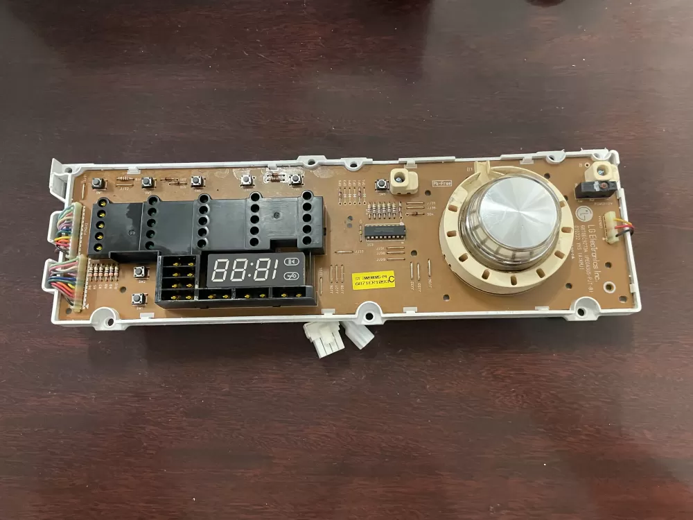 LG 6871ER1093C Washing Machine Control Board Display Panel