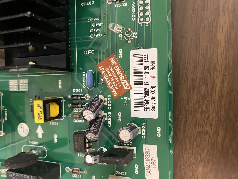 Kenmore LG EBR64173902 Refrigerator Control Board Electronic AZ31155 | BK266