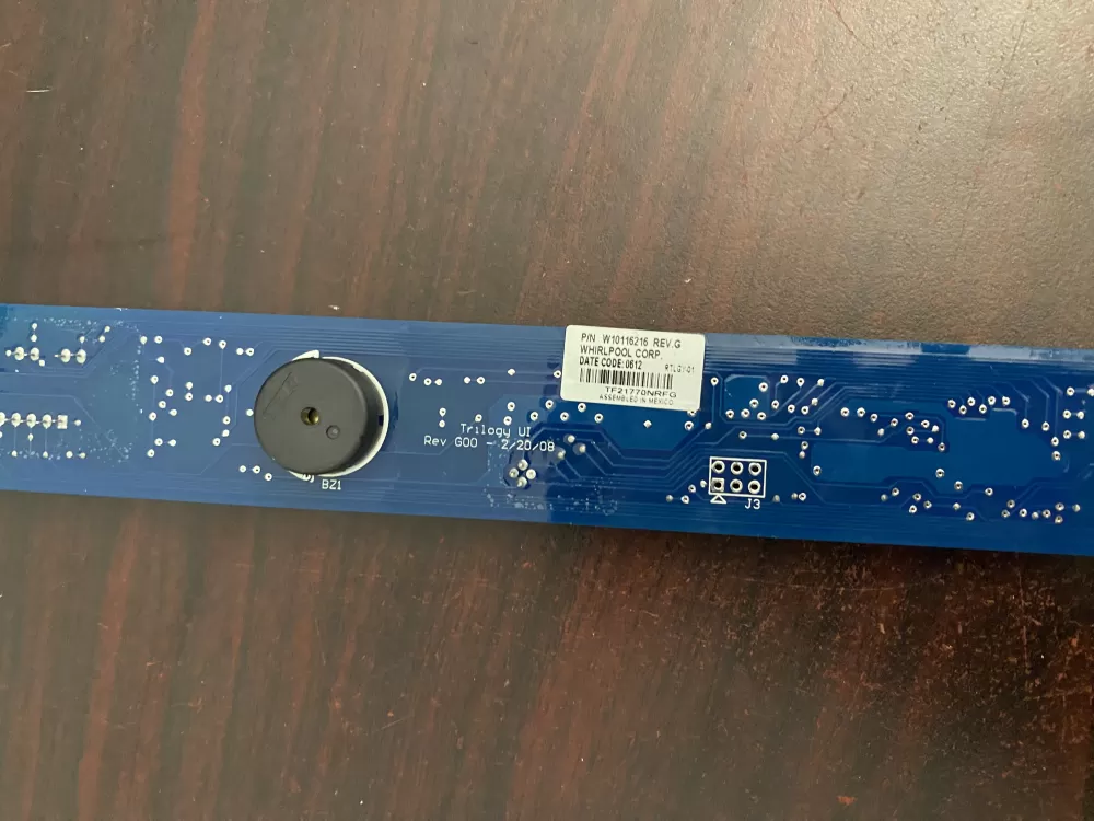 KitchenAid Jenn Air W10116216 Refrigerator Control Board AZ95773 | BK763