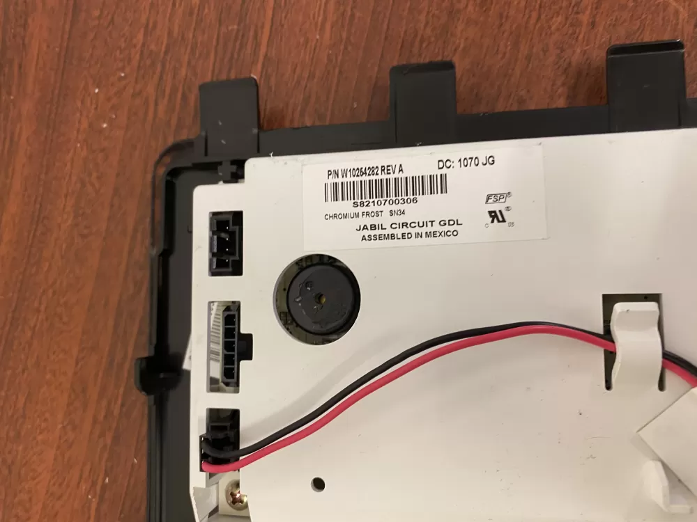 Whirlpool W10254282 Refrigerator Dispenser Control Board AZ37796 | BK759