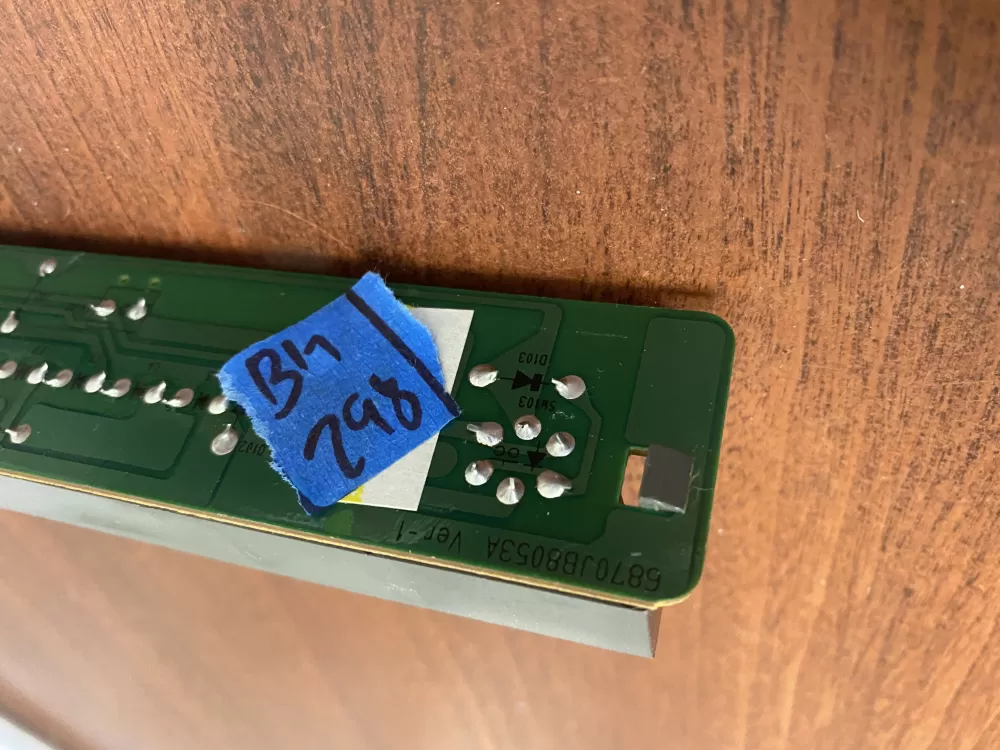 LG 6871JB3005A 6870JB8053A Refrigerator Control Board AZ35716 | BK298