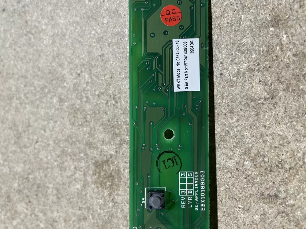 GE 197D4143G008 Wr55x10831 Refrigerator Control Board AZ62159 | KM1884