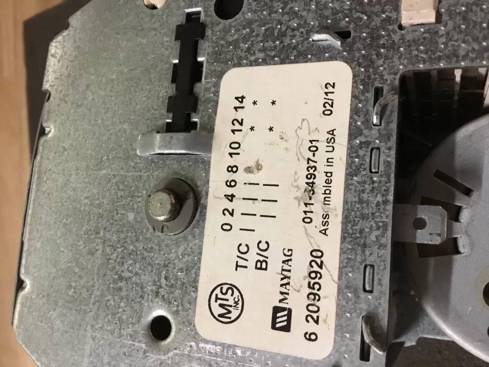 Maytag 6 2095920 62095920 Washer Timer Control AZ99689 | NR111
