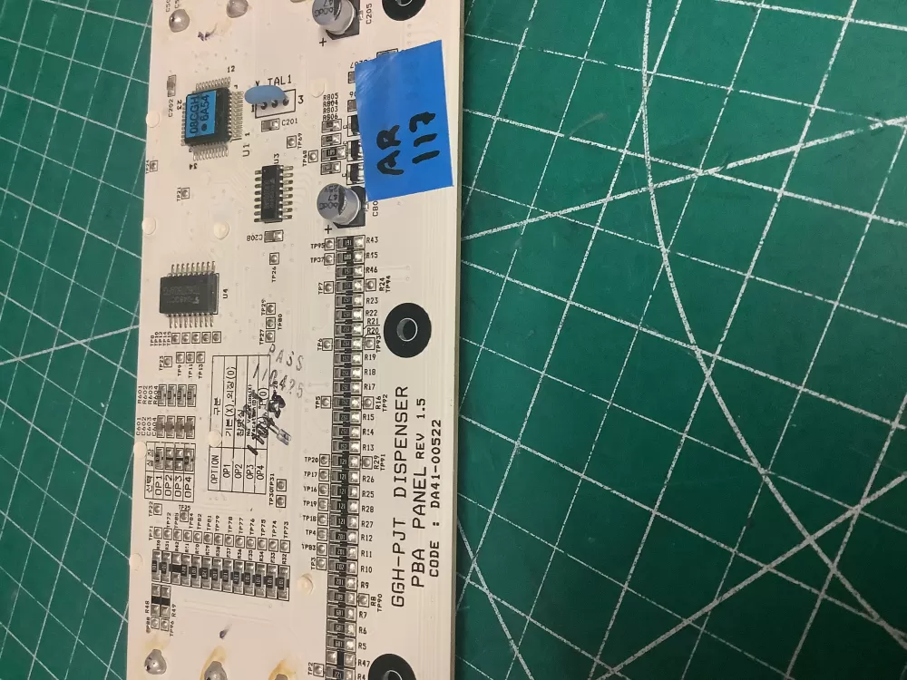 Samsung DA41-00522A Refrigerator Dispenser Control Board AZ197767 | AR117