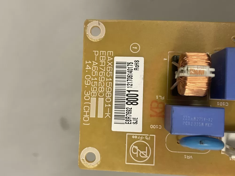 GE EBR76928001 Range Control Board Pcb Assembly AZ222273 | Wm2049