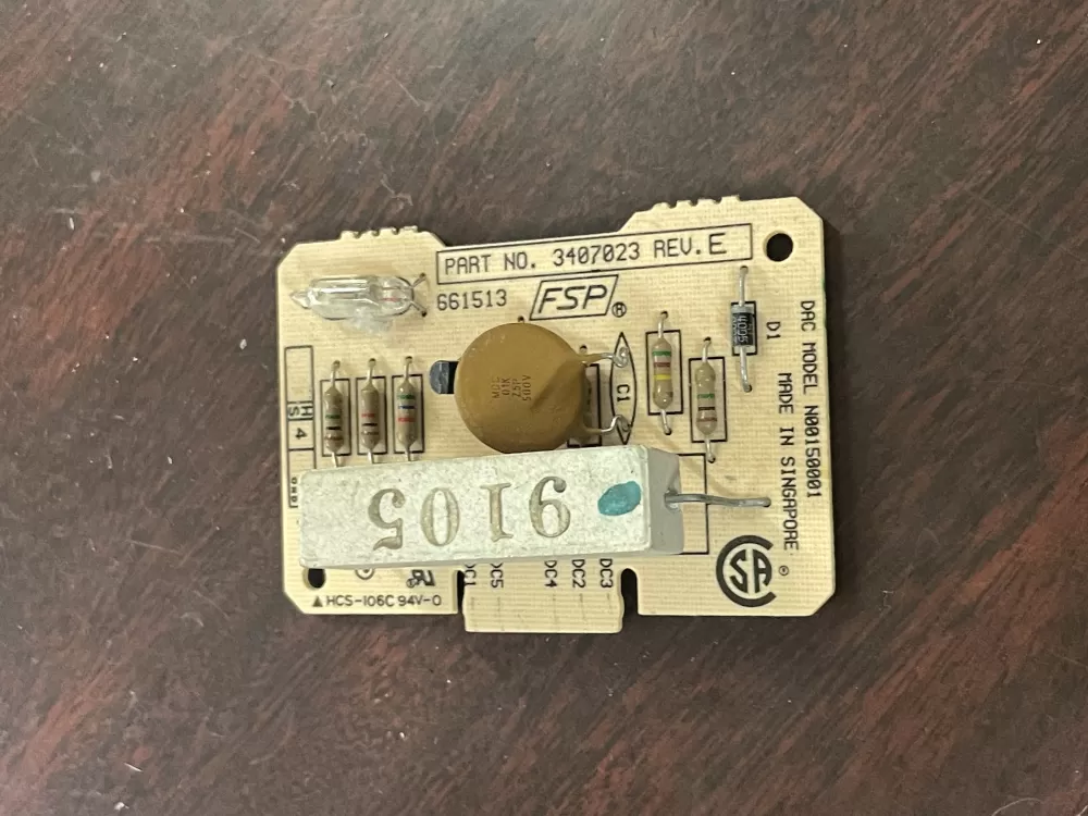KitchenAid Kenmore 3407023 661513 Dryer Control Board AZ37470 | Wm454