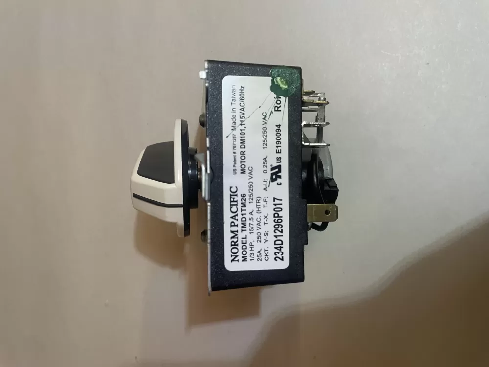 Kenmore  General Electric WE4M521 WE04X22654 PS11721520 234D1296P017 Dryer Timer