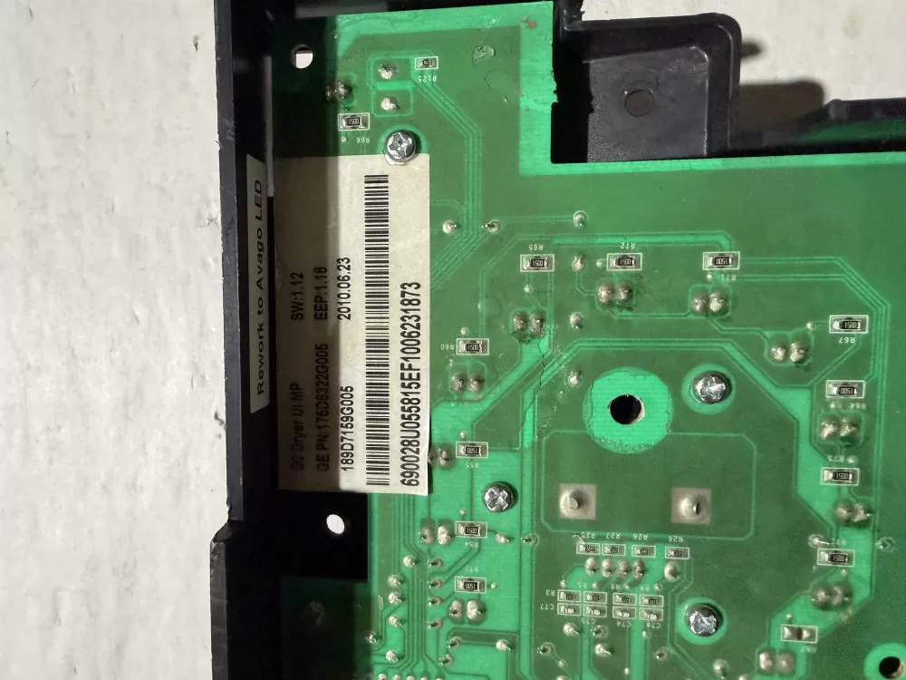 GE 175D6322G005 189D7159G005 Dryer Control Board AZ210127 | KMV893