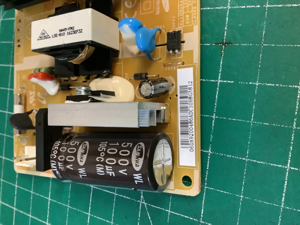 Samsung DA92 00486A Refrigerator Control Board AZ224378 | NR140