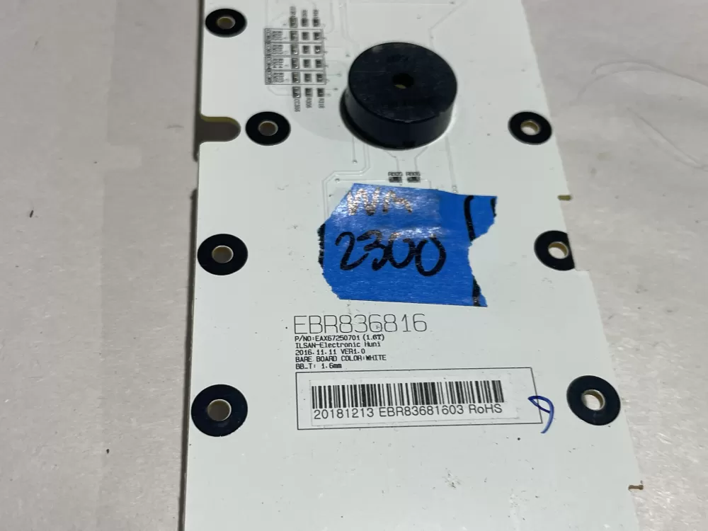 LG Refrigerator Dispenser Ui Control For Lsxc22396s E456 AZ140658 | Wm2300