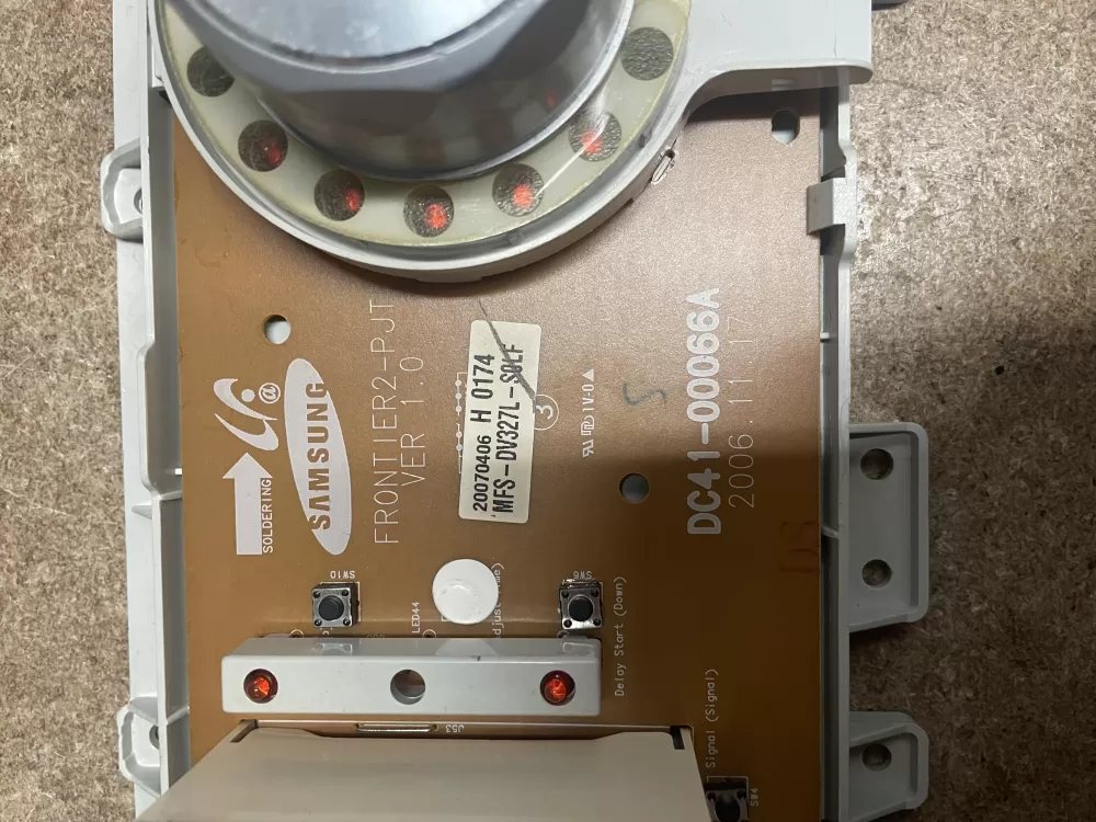 Samsung DC41-00066A Washer Control Board AZ16615 | KMV76