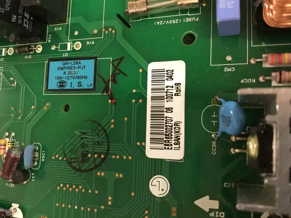 LG Kenmore EBR65002701 EBR65002707 Refrigerator Control Board AZ90662 | NR1568