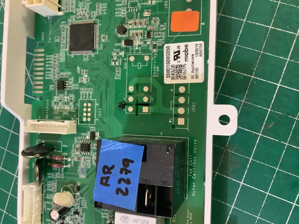 GE WE22X36578 308D1600G050 Dryer Main Control Board AZ199208 | AR2279