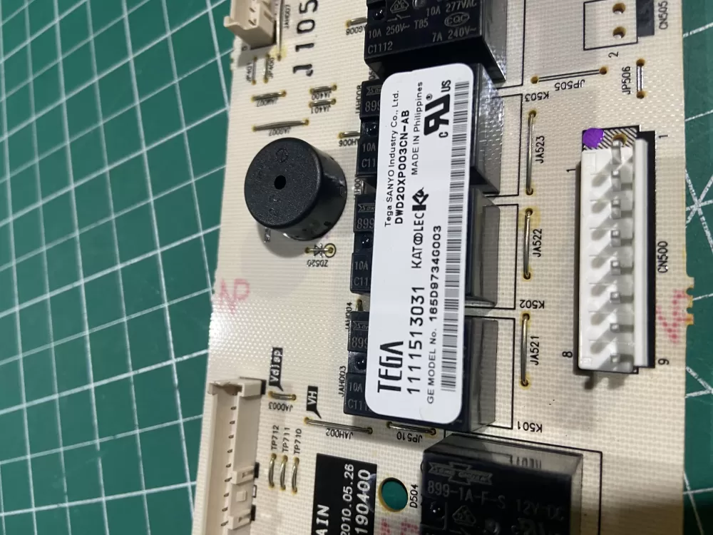GE 165D9734G003 Dishwasher Control Board AZ142708 | NR2401