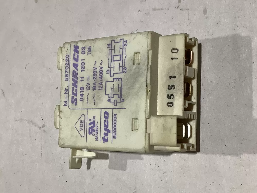 Miele 5870220 Dishwasher Heating Element Relay AZ111307 | Sl107