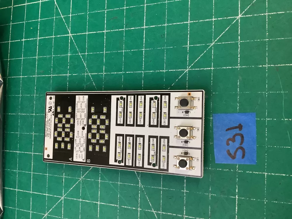 DA92-01298 Samsung Refrigerator Board - Display / Interface