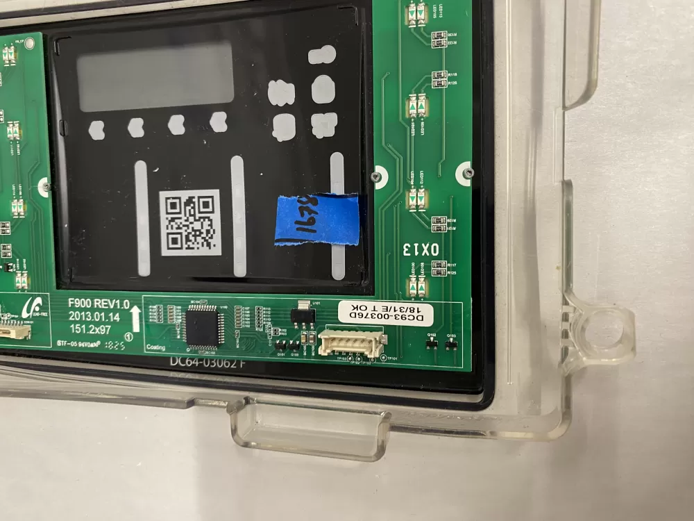 Samsung Washer User Interface Sensor DC93-00376D DC97-18494A AZ224100 | BK1678